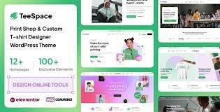 TeeSpace v1.2.6 – Print Custom T-shirt Designer WordPress theme