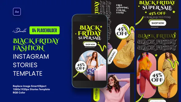 Black Friday Instagram Stories Template