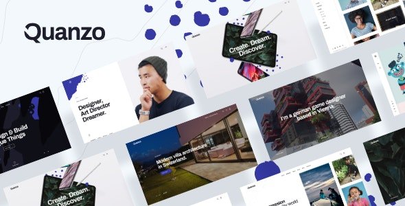 Quanzo v1.0.8 – Personal Portfolio WordPress Theme